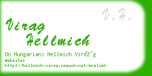 virag hellmich business card